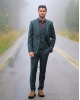 Κοστούμι Black Papigion πράσινο SLIM FIT