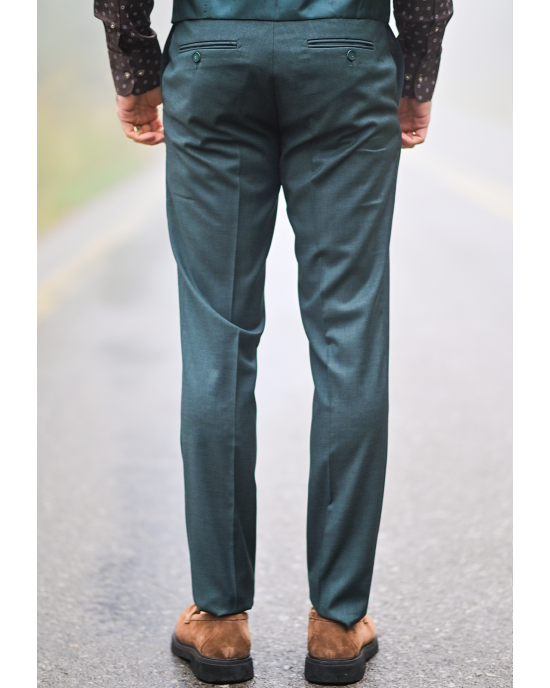 Κοστούμι Black Papigion πράσινο SLIM FIT