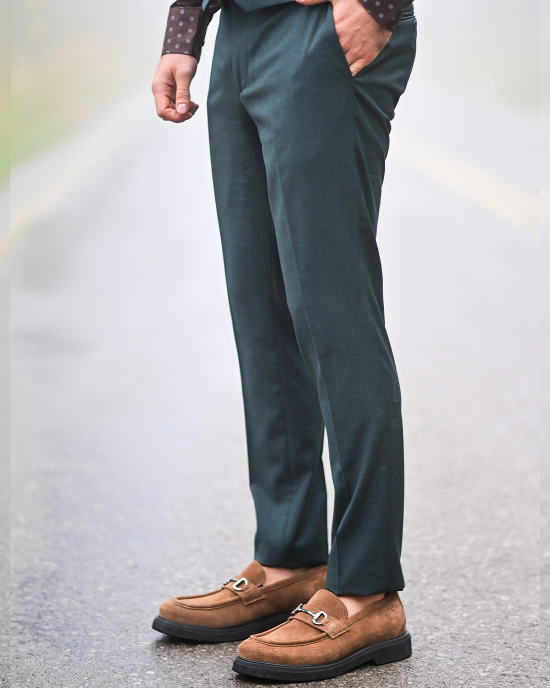 Κοστούμι Black Papigion πράσινο SLIM FIT