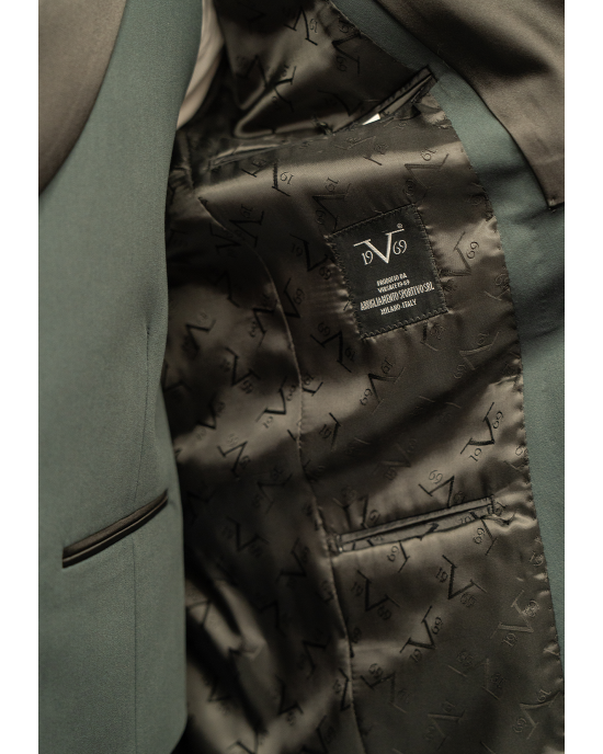 Κοστούμι 19V69 Italia Versace Abbigliamento Giovanni Bruno πράσινο SLIM FIT