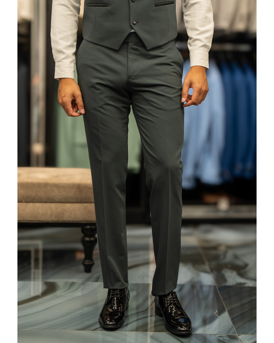 Κοστούμι 19V69 Italia Versace Abbigliamento Giovanni Bruno πράσινο SLIM FIT
