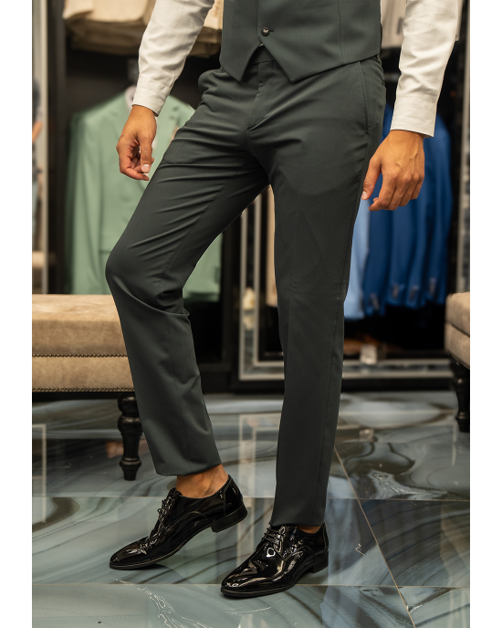 Κοστούμι 19V69 Italia Versace Abbigliamento Giovanni Bruno πράσινο SLIM FIT