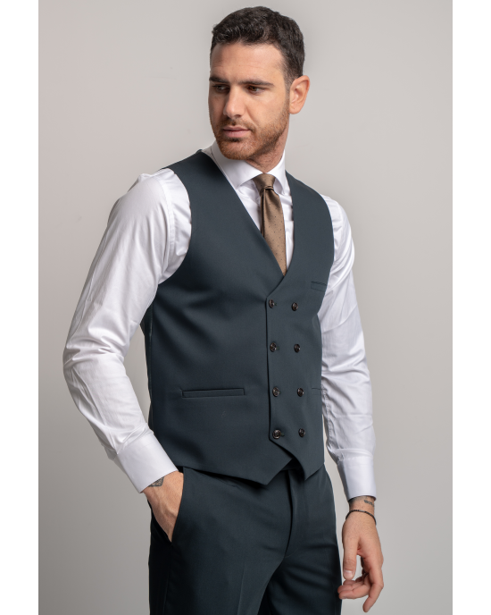 Κοστούμι Black Papigion Loyka πράσινο SLIM FIT