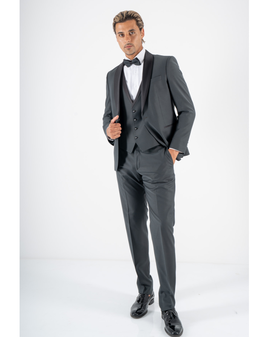 Κοστούμι 19V69 Italia Versace Abbigliamento Bruno Wool πράσινο SLIM FIT