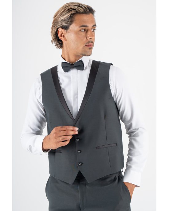 Κοστούμι 19V69 Italia Versace Abbigliamento Bruno Wool πράσινο SLIM FIT