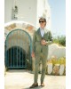 Κοστούμι Black Papigion Louka πράσινο SLIM FIT