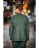 Κοστούμι Dezign πράσινο με άσπρη ρίγα SLIM FIT