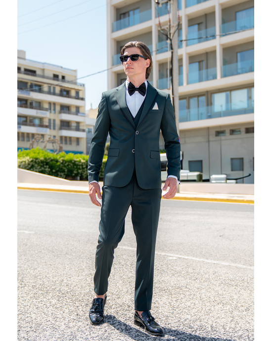 Κοστούμι Vittorio Venezzia πράσινο SLIM FIT
