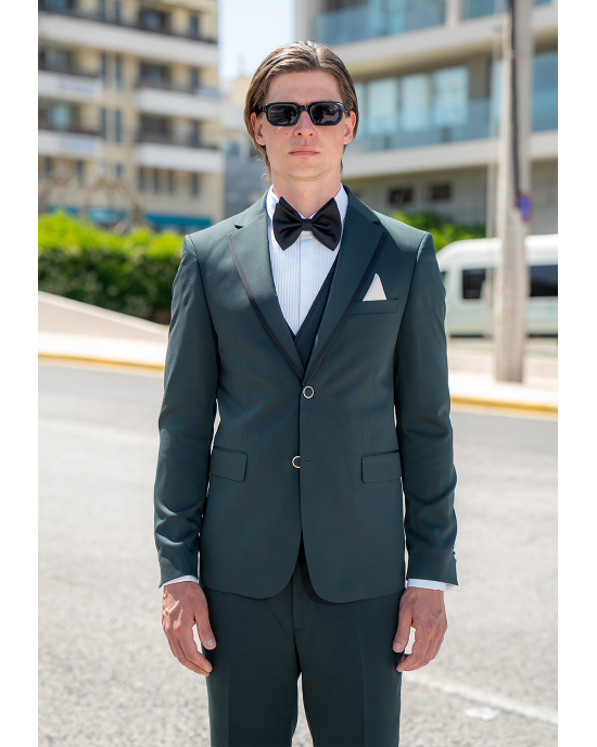 Κοστούμι Vittorio Venezzia πράσινο SLIM FIT