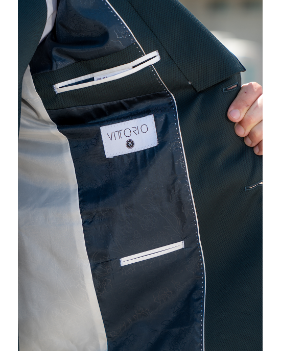 Κοστούμι Vittorio Venezzia πράσινο SLIM FIT