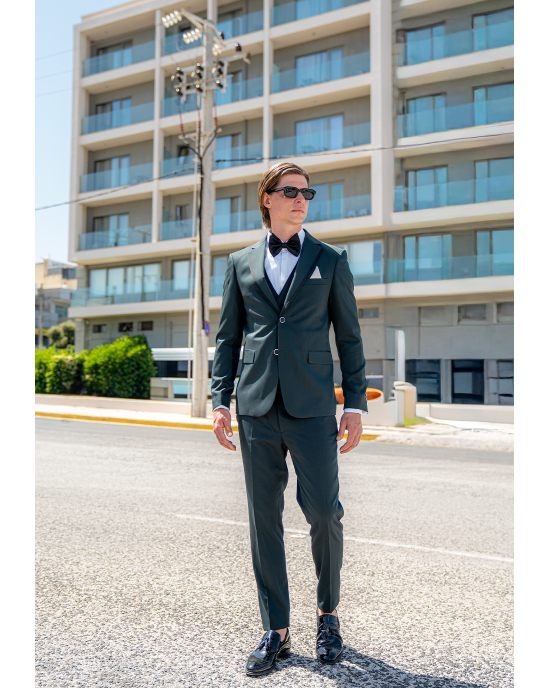 Κοστούμι Vittorio Venezzia πράσινο SLIM FIT