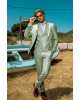 Κοστούμι Black Papigion Positano πράσινο SLIM FIT