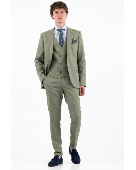 Κοστούμι Vittorio Ribiero πράσινο SLIM FIT