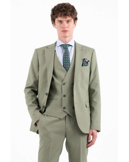 Κοστούμι Vittorio Ribiero πράσινο SLIM FIT