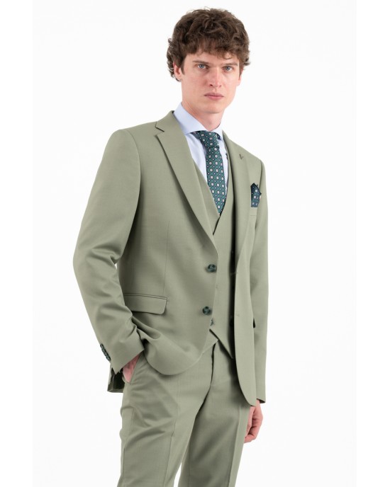 Κοστούμι Vittorio Ribiero πράσινο SLIM FIT