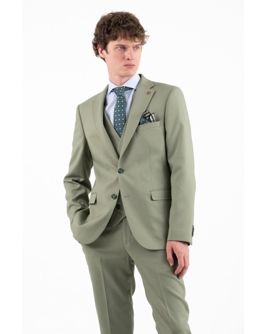 Κοστούμι Vittorio Ribiero πράσινο SLIM FIT
