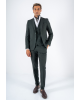 Κοστούμι Black Papigion Moteroza πράσινο SLIM FIT