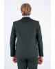 Κοστούμι Black Papigion Moteroza πράσινο SLIM FIT