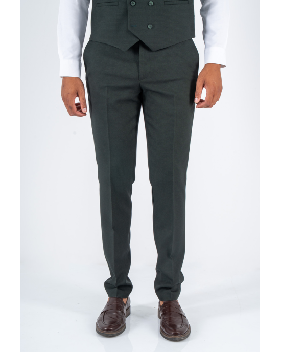 Κοστούμι Black Papigion Moteroza πράσινο SLIM FIT