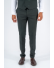 Κοστούμι Black Papigion Moteroza πράσινο SLIM FIT