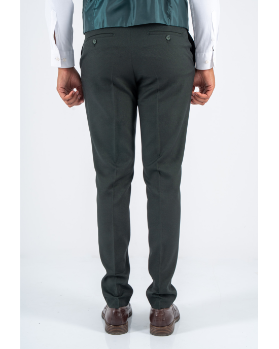 Κοστούμι Black Papigion Moteroza πράσινο SLIM FIT