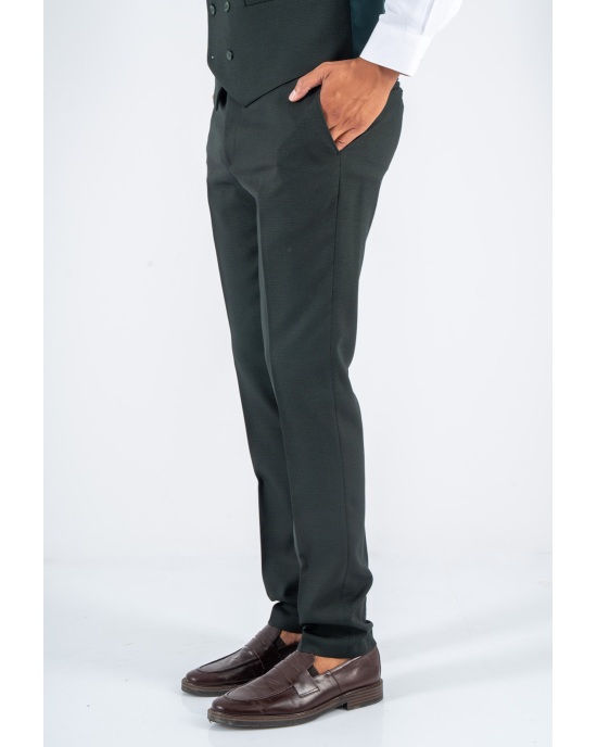 Κοστούμι Black Papigion Moteroza πράσινο SLIM FIT