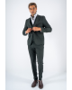 Κοστούμι Black Papigion Moteroza πράσινο SLIM FIT