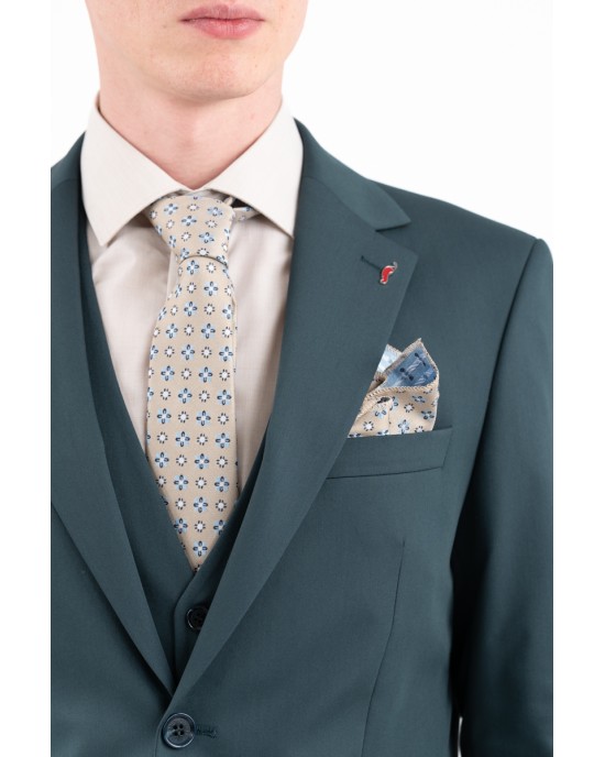 Κοστούμι Vittorio Flavio πράσινο SLIM FIT