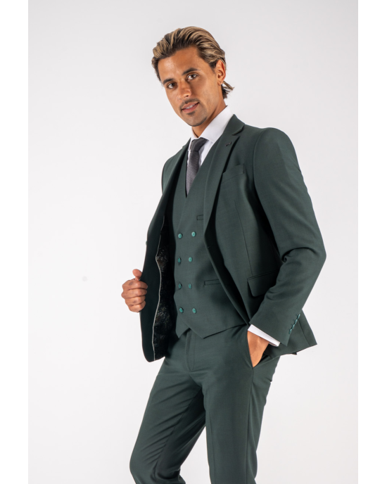 Κοστούμι Black Papigion Grosseto πράσινο SLIM FIT