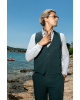 Κοστούμι Black Papigion Louka πράσινο SLIM FIT