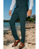 Κοστούμι Black Papigion Louka πράσινο SLIM FIT