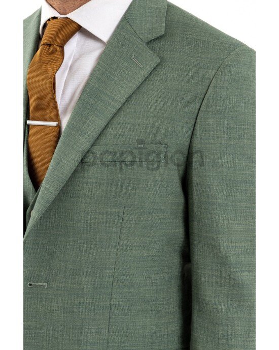 Κοστούμι Italian Job πράσινο SLIM FIT