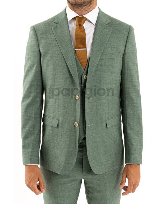 Κοστούμι Italian Job πράσινο SLIM FIT