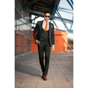 Κοστούμι 19V69 Italia Versace Abbigliamento Romeo πράσινο