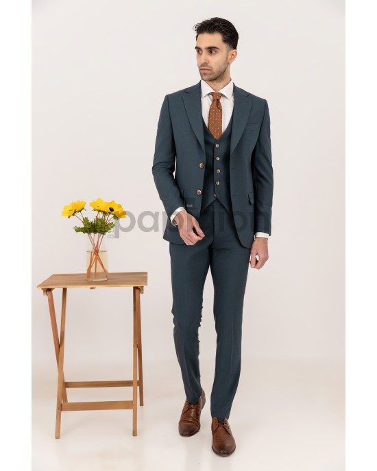 Κοστούμι Tessuti πράσινο SLIM FIT