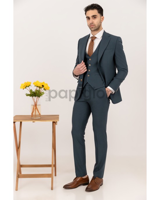 Κοστούμι Tessuti πράσινο SLIM FIT