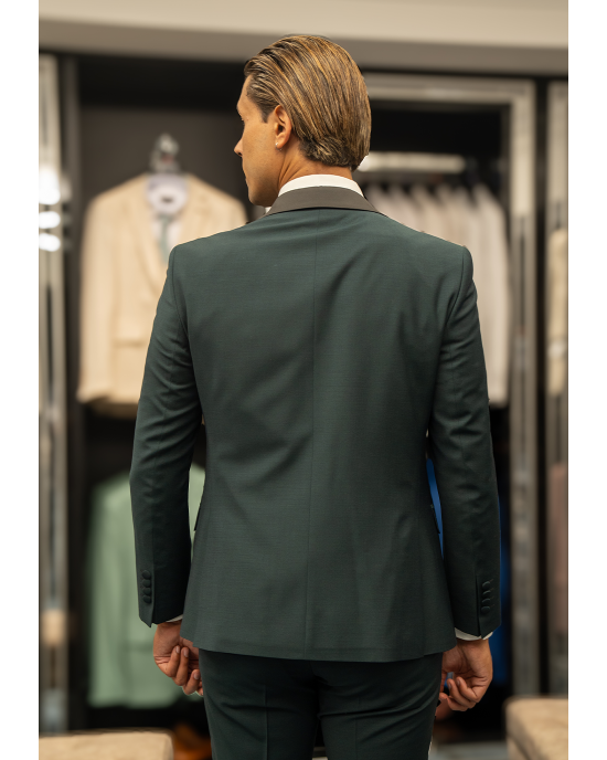 Κοστούμι Guy Laroche Homme πράσινο SLIM FIT