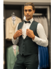 Κοστούμι Guy Laroche Homme πράσινο SLIM FIT