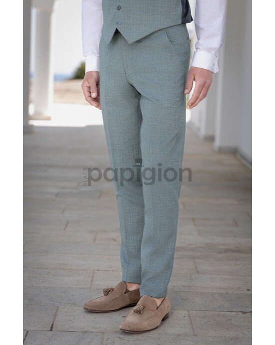 Κοστούμι Black Papigion πράσινο SLIM FIT