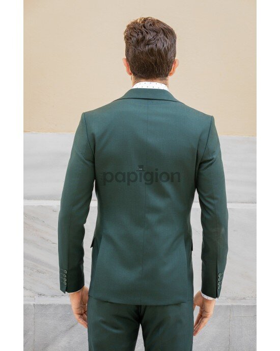Κοστούμι Black Papigion πράσινο SLIM FIT