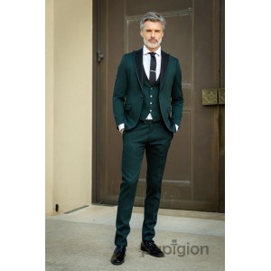 Κοστούμι 19V69 Italia Versace Abbigliamento Adriano πράσινο