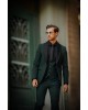 Κοστούμι 19V69 Italia Versace Abbigliamento Bruno πράσινο SLIM FIT