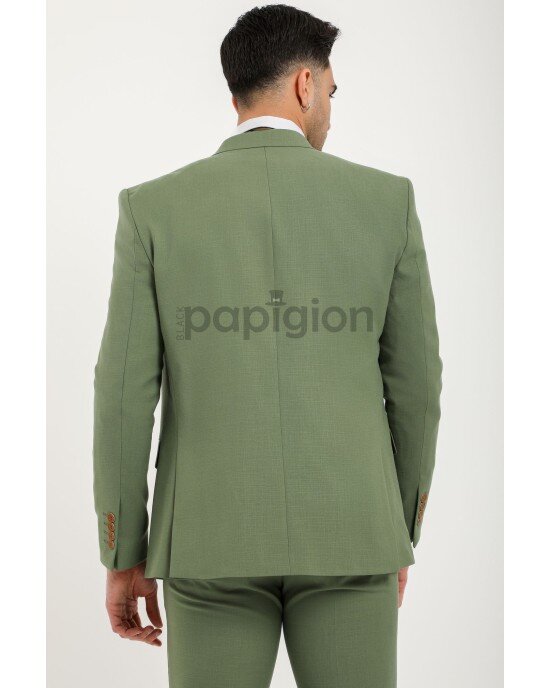 Κοστούμι Massimo πράσινο SLIM FIT