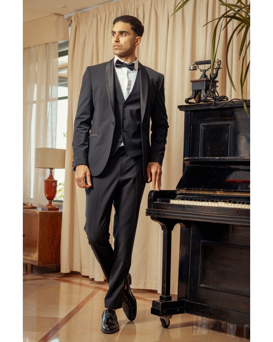 Κοστούμι Hugo μαύρο SLIM FIT