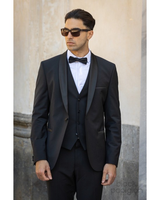 Κοστούμι Hugo μαύρο SLIM FIT