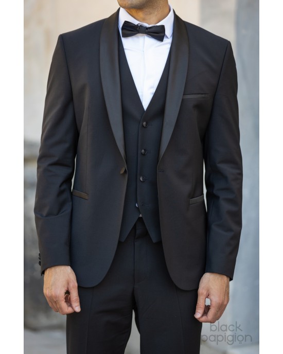 Κοστούμι Hugo μαύρο SLIM FIT