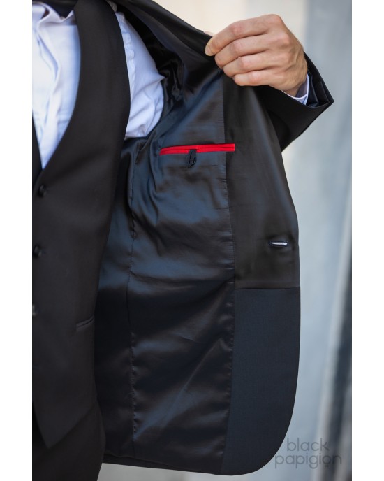 Κοστούμι Hugo μαύρο SLIM FIT