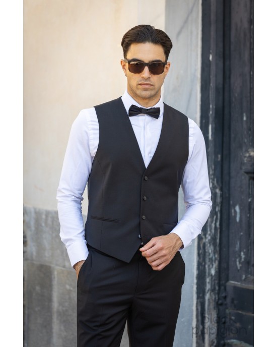 Κοστούμι Hugo μαύρο SLIM FIT