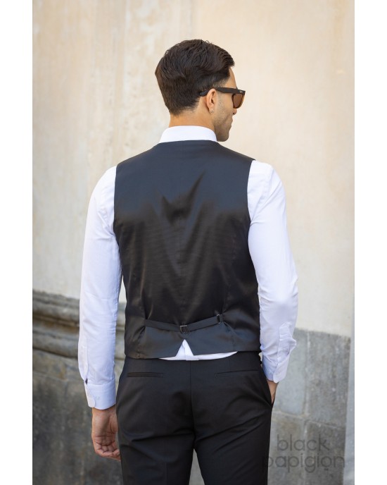 Κοστούμι Hugo μαύρο SLIM FIT