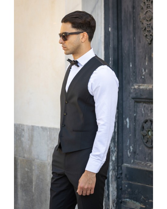 Κοστούμι Hugo μαύρο SLIM FIT
